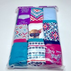 Girls’ Boy Short Undies, 9 Pack, Size 12